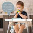 Baby Bottle and Sippy Cup Straps - Adjustable Straps Attach with Strollers, High Chair, Shopping Cart - Food Grade Silicone - Dishwasher Safe (5Packs, Color 2)