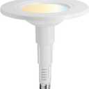 Jolux 5/6 Inch 5CCT LED Can Lights Adjustable LED Can Lights Retrofit Downlight, CCT Selectable 2700K/3000K/3500K/4000K/5000K, Recessed Lighting Replacement, 12=60W, Dimmable, E26 Base, Flat Trim,1-Pack