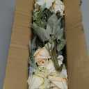 Fake Roses Champagne Roses Artificial Roses Silk Roses Artificial Roses with Stems 24 Full Flower Heads Faux Roses for Indoor Centerpieces home Wedding Farmhouse Decoration No Vase(4PCS,Champagne)