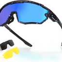 2 x Polarized Glasses Kids Youth Baseball Sunglasses Adult Men Women Cycling Goggles with 3 lenses,Fishing,Ski Golf