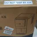 Antarctic Star Nugget Ice Maker Countertop with Self-Dispensing, 33lbs/24H
