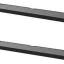 Suncast 2 Pack Horizontal/XL Vertical Shed Shelf Kit, Space Saving Shelving Wall Mount Outdoor Storage Structures, 50" W x 10.25" D x 1.25" H, Black