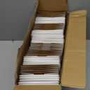 RLAVBL 6x6x2 Shipping Boxes Set of 50, White Small Corrugated Cardboard Box, Mailer Box