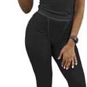 AYWA Two Piece Outfits for Women Fitted Crew Neck T-shirt High Waist Leggings Biker Shorts Matching Sets Streetwear XL