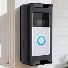 AntiTheft Video Doorbell Mount Compatible with Ring/Blink Wireless Camera Doorbell, Adjustable Angle Mount NoDrill Battery Doorbell Bracket Accessories for Houses, Apartments, Businesses