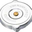 X AUTOHAUX Radiator Coolant Reservoir Recovery Cap for Caterpillar 6L8617 Stainless Steel Silver Tone