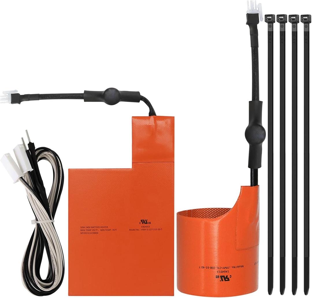 Cold Weather Kit for Generac- Battery Warmer Pad 7101 & Oil Heater Pad 7102,Battery and Oil Filter Heater Kit for Generac 9KW-22KW Air Cooled Standby Generators
