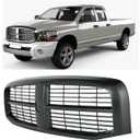 Front Grille Assembly - Compatible With Dodge Ram 1500 / 2500 / 3500 Grills 2006-2009 - Black Frame & Insert