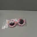 YOGFIT Round Flower Birthday Glasses for Kids Girls Cute Birthday Party Accessories Happy Birthday Gifts Birthday Sunglasses