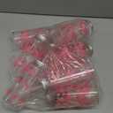 24 Pcs Coquette Bow Aesthetic Cup Pink Bow Plastic Tumbler with Lids and Straws Reusable Cute Plastic Cups for Women Birthday Bridal Shower Wedding Party Supplies(400ml,13.5oz)