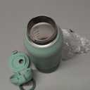 Momcozy Portable Bottle Warmer for Travel  Dual Heating Modes for Breast Milk & Water, Portable Milk Warmer with Fast Heating & Long Battery Life, 17 Ounces Large Capacity to Meet Your All-Day Needs (Gradual Change of Green)