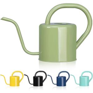 Watering Can, Stainless Steel Watering Can for Indoor & Outdoor Plants, 1L/35oz Long Spout Water Can with Handle, Rust-Proof Plant Watering Pot for House Plants, Garden Flowers