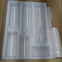 Shihanee Set of 12 Pillar Candles and Glass Cylinder Vases Assorted Sizes Clear Cylinder Holders for Pillar Candles Home Table Centerpieces Wedding Party Decorations (Multiple Sizes,Ivory)