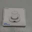 Gaiatop Coffee Mug Warmer for Desk, 3 Temp Settings, 2-9Hrs Timer, 3 Colorful Romantic Atmosphere Light Modes, Stocking Stuffers, Beverage Heating Plate with Digital Display for Candle Tea Milk Wood