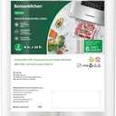 Bonsenkitchen Vacuum Food Sealer Rolls Bags, 2 Packs 8 in x 20 ft, BPA Free, Durable Commercial Customized Size Bags for Storage and Sous Vide Cooking,VB3206