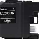 Brother Genuine High Yield Black Ink Cartridge, LC203BK, Replacement Black Ink, Page Yield Up To 550 Pages,  Dash Replenishment Cartridge, LC203