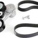 Tykick Drive Belt Tensioner Assembly Kit with Pulley & Serpentine Belt for Chevrolet Impala for Chevy Malibu for Buick LaCrosse Regal for Saturn Aura Vue 2007-2016 2.4L L4 Replaces 12663047, 7PK1290