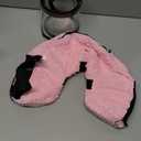 2-in-1 Soft Inflatable Dog Cone Collar Alternative with Enhanced Anti-Licking Guard Shield, Dog Collar After Surgery, Adjustable Recovery Cones for Large Medium Small Dogs and Cats (Pink, M) (Medium[Neck: 7.0" - 9.0"])