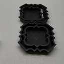 4 pcs Beautiful Plastic Pathmaker Concrete Molds - Big Plastic Brick Molds for Cement Stepping Stone Forms