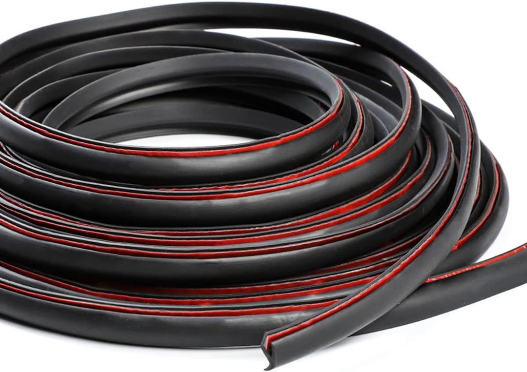XmuxHai 30Ft Fender Flare Edge Trim, Rubber Gasket for Fender Flares Universal,Fender Flare Rubber Seal for Car and Truck Wheel Wells,rubberAutomotive Adhesive Tape Bonds to Flare