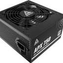 MONTECH APX 750W-Non-Modular Power Supply-80 Plus White Certified-Intel ATX12V-DC-to-DC Converter Technology- Flat Cable Design to Enhance Thermal efficiency-120mm Fan (APX 750W)