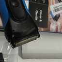 Braun Electric Series 3 Razor with Precision Trimmer, Rechargeable, Wet & Dry Foil Shaver for Men, Blue/Black, 4 Piece