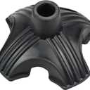 Beyoung Standing Quad Support Cane Tip Mobility Quadpod Stable Cane Support Walking Stick Base Tip Stabilizing Device Self Standing Quadruple Cane Tip (Quad Tip)