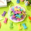 80 Pcs Easter Decorations Cute Sponges Bunnies Vase Filler Easter Bunny Rabbit Spring Indoor Decor for Tiered Tray and Table Decorations for Home