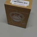 Clear Ice Cube Maker, 2.5 Inch Stainless Steel Crystal Large Clear Ice Ball Maker, Silicone Ice Cube Mold for Cocktails, Drinks & Bourbon, Whiskey Gifts for Men, Metal Color (1 Pack)