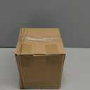 Jar Christmas decor Wortour Artificial Christmas 1-Piece Flocked with Xmas Decorations Ceramic White Bottles