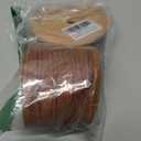 LaRibbons Fall Burlap Ribbon Wired 2 1/2" x 10 Yards, Chameleon Copper Ribbon for Autumn Wreath Thanksgiving Farm Gift Wrapping Home Decor