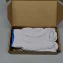 Moxweyeni 2 Pcs PVC Termination Cap for 3" Inner Diameter, Mesh Screen Vent Cover 304 Stainless Steel, for Furnace & Roof Vent Cap, Round Air Outlet Exhaust Water Drains Pipe with Gloves