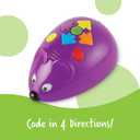 Learning Resources Code & Go Robot Mouse - 31 Pieces, Ages 4+, Coding STEM Toys, Screen-Free Coding Toys for Kids