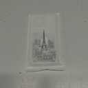 Hungo Compatible for iPhone 16 Pro Max Case, Thin Slim Cute Girly Skin Cases Protector with Airbag Bumper for Women Girls (Clear Eiffel Tower Paris)