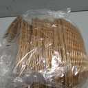 Zopeal 12 Pack Bread Basket Bulk 9.5 Inch Plastic Oval Basket Fruit Food Storage Baskets for Home Making Bread Bakers Kitchen Restaurant Serving Display Decor Gifts