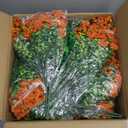 2 Set 14 Inch large Artificial Fall Hanging Baskets With 36 Pcs faux Mums Flowers for Outdoor , Lifelike Silk Floral Arrangement for Porch Garden Balcony and Home Patio Yard Fall Decor (Orange Yellow)