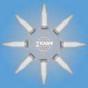 Kashi Scientific 1.5mL Snap Cap Clear Microcentrifuge Tube with Graduation and Marking Area, Lab Grade Polypropylene Plastic [1.5mL, 500]