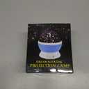 RICTLY Night Light for Kids, Kids Night Light Nebula 360 Degree Rotation - 4 LED Bulbs 12 Light Color Star Projector Changing with USB Cable, Romantic Gifts for Men Women Children (White)