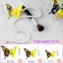 Gold Rhinestone Brooches Pin Kits Crystal Pearl Brooches for Bouquets for Wedding Decoration Accessories Jewelry Making Crafts(Gold-14PCS)