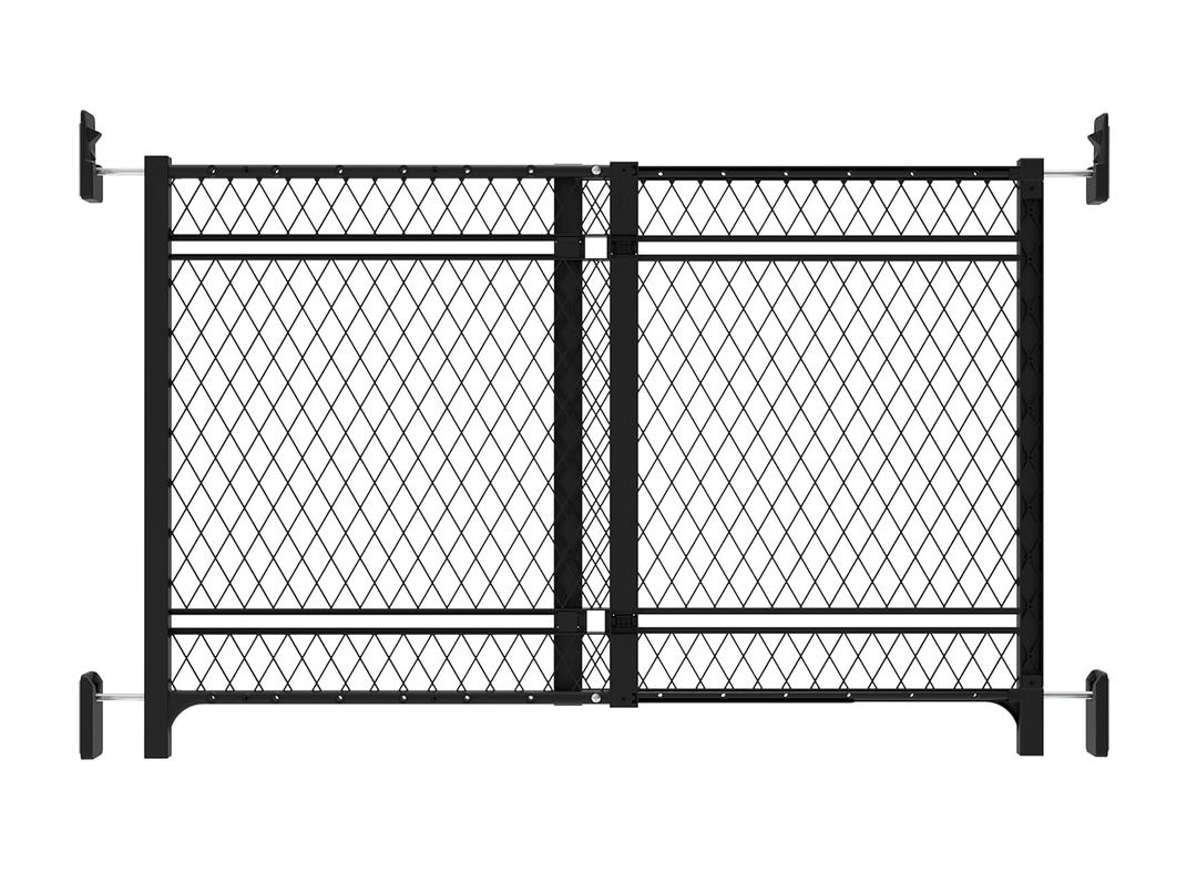 Ingenuity Doorway 42W Series Dog and Baby Gate, Indoor Outdoor, Won't Rust or Fade, Fits 23-42" Openings, 24 Tall (1-Pack, Black)