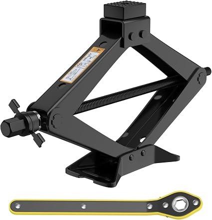 Scissor Jack for Car 3 Ton 6614 LBS, Spare Tire Changing Kit,Portable Tire Jack,Lifting Jack for Car/SUV/MPV