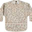 norinori Baby Weaning Bib With Sleeves Feeding Bibs - Waterproof Bibs Coverall bibs for baby toddler from 6-36 Months 