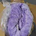 Electric Heated Throw Blanket Sherpa 50"x60" Purple Machine Washable 6 Heat Settings 4 Hours Auto Off Overheat Protection for Home Office Use