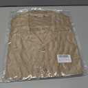 Alex Vando Mens Summer Shirts See Through Sheer Lace Casual Short Sleeve Button Down Beach Shirt (Brown, S)