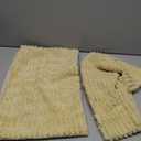 MIULEE Pack of 2 Corduroy Decorative Lumbar Throw Pillow Covers 20x12 Inch Soft Boho Striped Pillow Covers Modern Farmhouse Home Decor for Sofa Living Room Couch Bed Beige