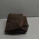 Foindtower 2 Pieces 20x20 Inch Dark Brown, Faux Fur Throw Pillow Cover Accent Sherpa Furry Pillow Covers Fuzzy Soft Pillowcases Cozy Sheepskin Decorative Fleece Cushion Case for Bed Couch Living Room