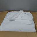 HARBOREST Queen Comforter Set White - Ruffle Comforter for Queen Size Bed, Fluffy Queen Size Comforter Set for All Seasons, 3 Pieces(1 Comforter & 2 Pillow Shams)