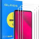 [3 Pack] Tempered Glass Screen Protector Compatible with T-Mobile Revvl 7 Pro 5G with 9H HD Clear Transparent Ultra thin Protective Glass Film