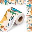 2 x Fuutreo 60 ft Travel Bulletin Board Border Self Adhesive Rolled Border Trim Back to School Theme Decoration for First Day of School Party Classroom Chalkboard Office Wall Decor