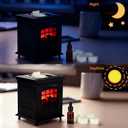Fireplace Wax Warmer Electric Cute Wax Melt Warmers Tart Scented Cube Wax Burners Home Office Fragrance Decor Gift